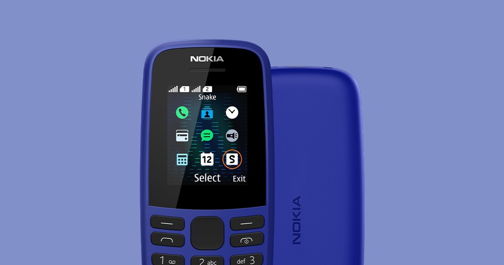 Nokia 105: telefone basicão tem preço sugerido de R$ 169 — Foto: Divulgação/Nokia