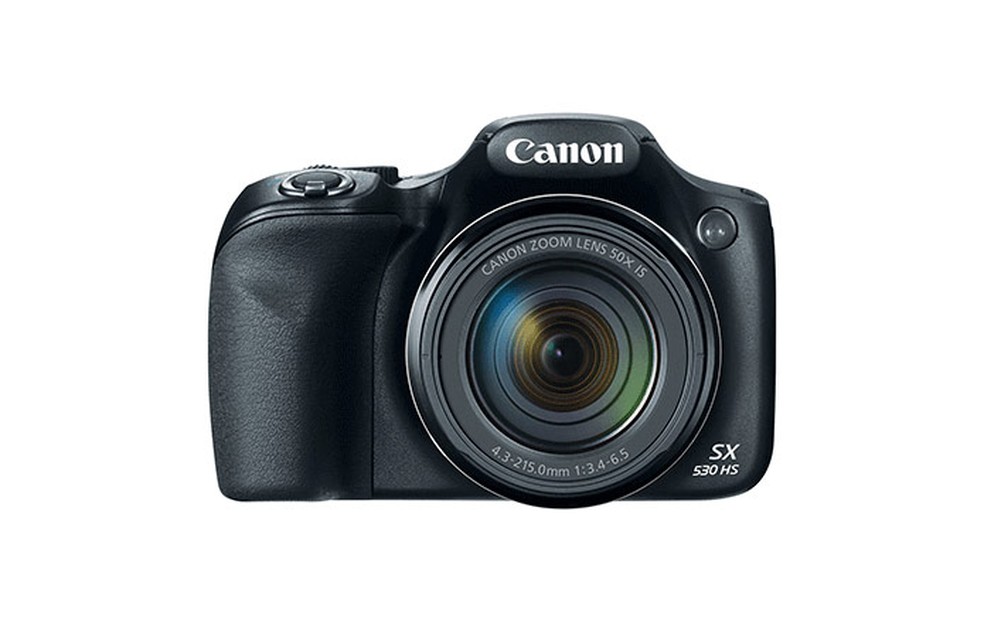 Canon PowerShot SX530 HS tem lateral emborrachada — Foto: Divulgação/Canon