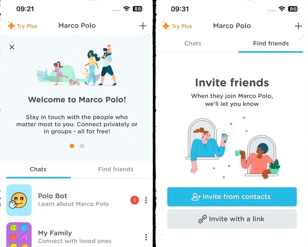 Aplicativo Marco Polo permite a gravação de vídeos durante chamadas no iPhone — Foto: Reprodução/Gisele Souza