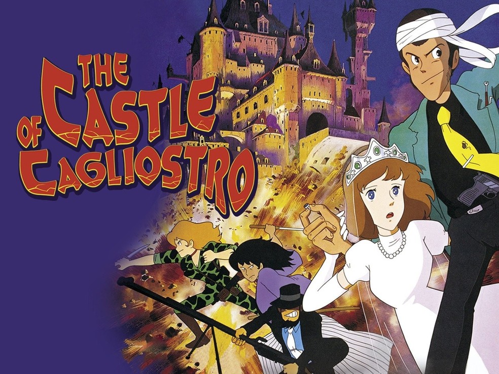 O Castelo de Cagliostro é o primeiro filme animado de Miyazaki na direção — Foto: Reprodução/Rotten Tomatoes