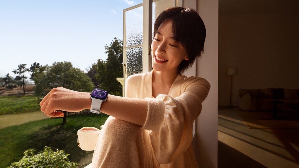 Huawei lança Watch Fit 3, smartwatch que conta calorias e ajuda a emagrecer — Foto: Divulgação/Huawei