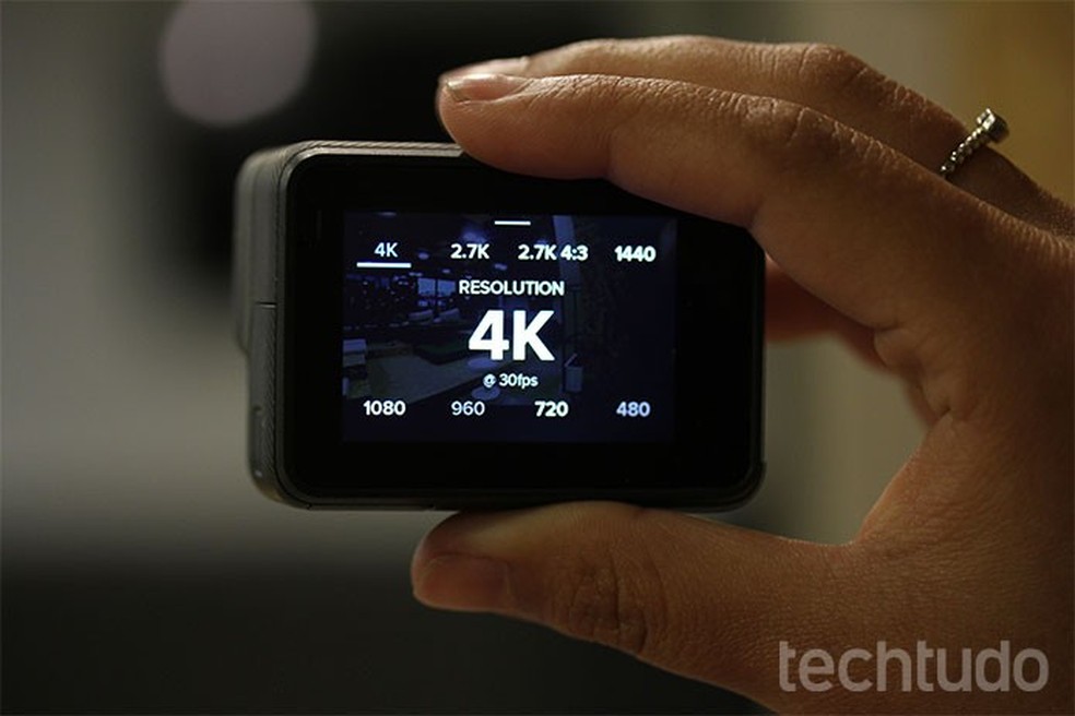 Gopro Hero5 Black fotografa em 4K (Foto: Luana Marfim/TechTudo) — Foto: TechTudo