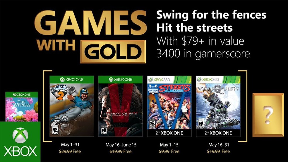 Jogos de graça na Xbox Live em maio — Foto: Divulgação/Microsoft