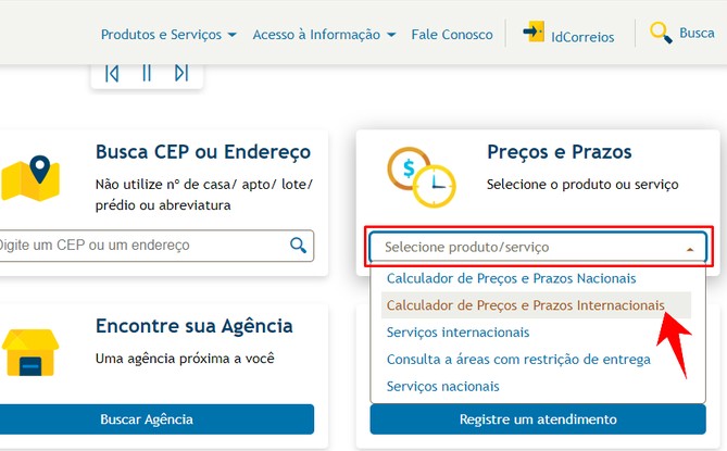 Site dos Correios tem calculadora de frete internacional