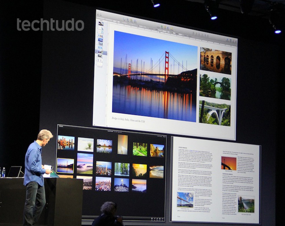 Telas múltiplas no OS X Mavericks (Foto: Fabrício Vitorino) — Foto: TechTudo