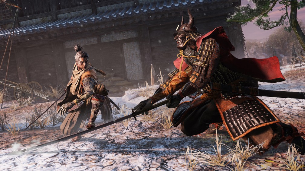 É preciso criar sua própria estratégia de combate em Sekiro: Shadows Die Twice — Foto: Divulgação/Activision