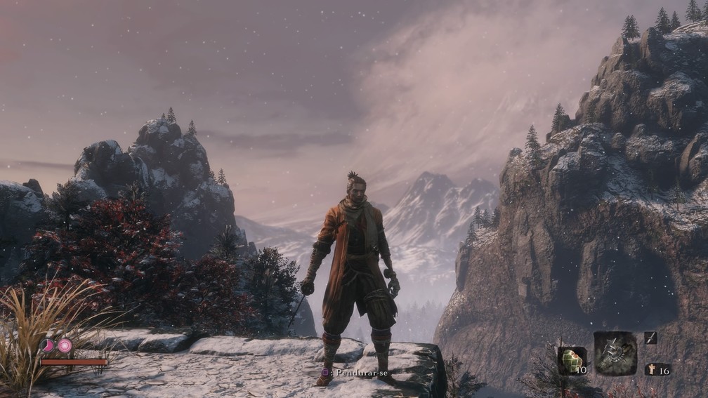 Ambientação externa de Sekiro Shadows Die deixa a desejar — Foto: Divulgação