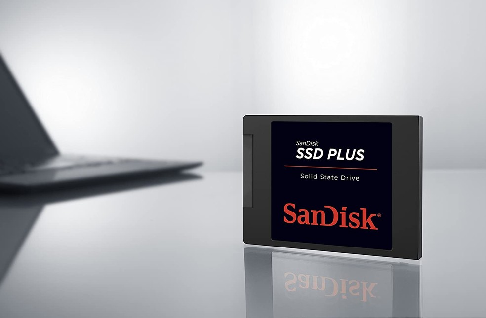 SanDisk Plus é um SSD SATA de 480 GB — Foto: Divulgação/SanDisk