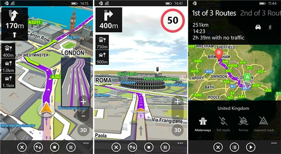 Sygic é um aplicativo de navegação GPS para Windows Phone com mapas da TomTom (Foto: Divulgação/Windows Phone Store) — Foto: TechTudo