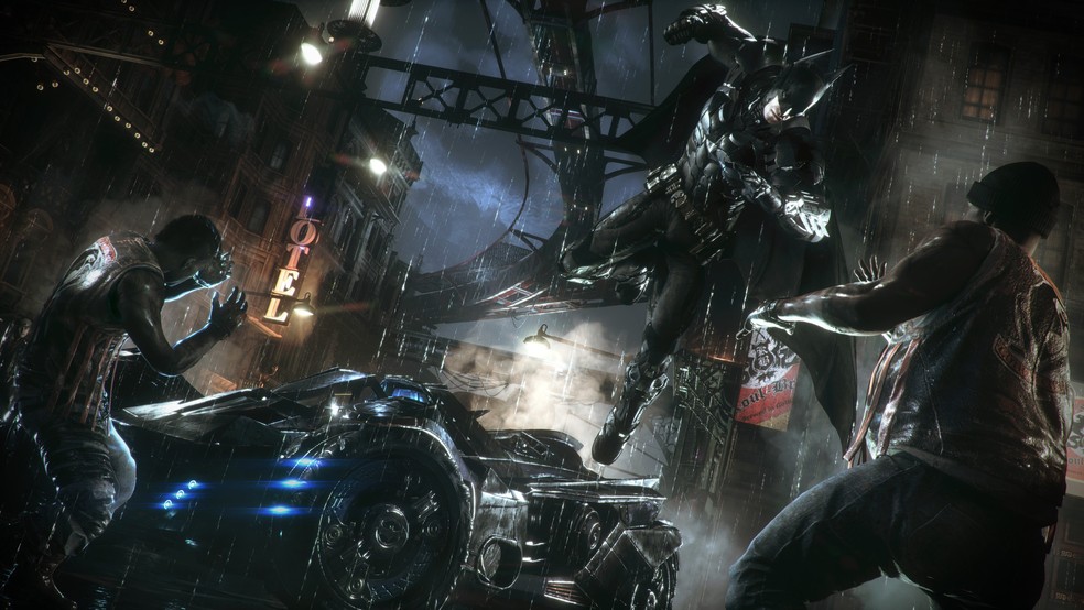 Batman: Arkham Knight foi o último grande título do morcego nos games, em 2015. — Foto: Foto: Divulgação/Warner Bros. Games