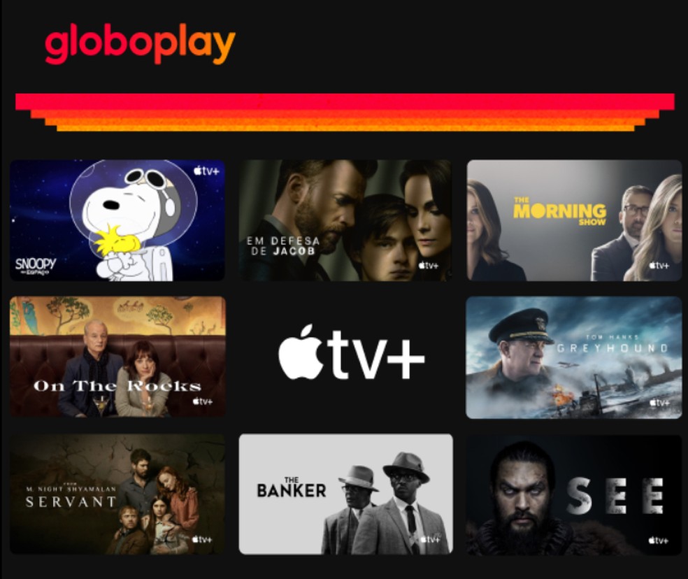 Globoplay e Apple TV+: veja como resgatar três meses grátis do streaming da Apple — Foto: Reprodução/Globiplay