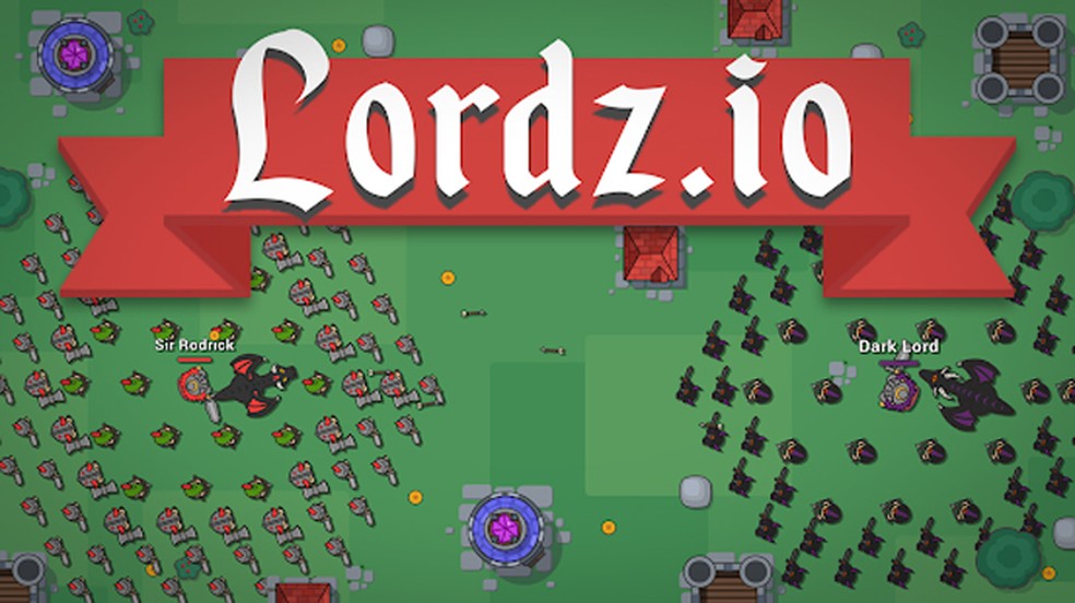 Lordz.io oferece uma pitada de estratégia ao permitir que jogadores criem enormes exércitos para se protegerem e também atacar — Foto: Reprodução/Google Play