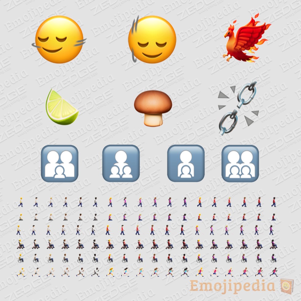 iOS 17.4 inclui novos emojis nos celualres iPhone — Foto: Divulgação/Emojipedia