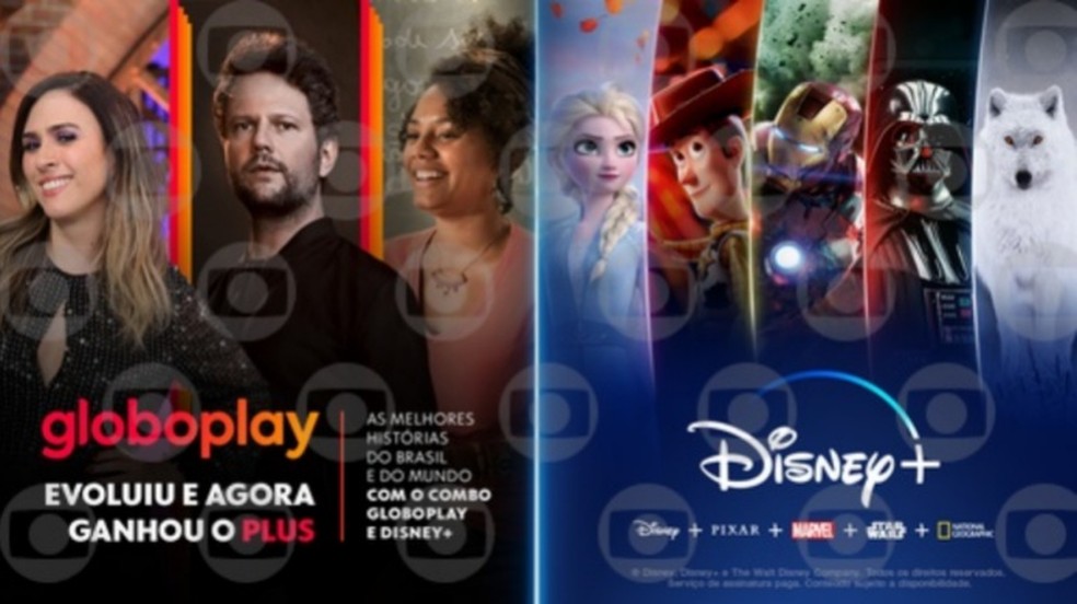 Nova parceria entre Globoplay e Disney+ permite a adesão de dos dois serviços em uma única oferta — Foto: Divulgação/Paulo Alves