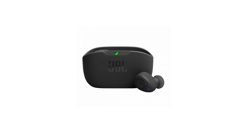 O JBL Wave Buds possui conexão Bluetooth 5.2 — Foto: Foto: Reprodução/Americanas