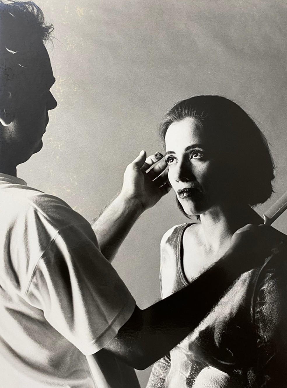 Com a estilista Gloria Coelho, sua ex-mulher, nos anos 80 — Foto: Arquivo pessoal