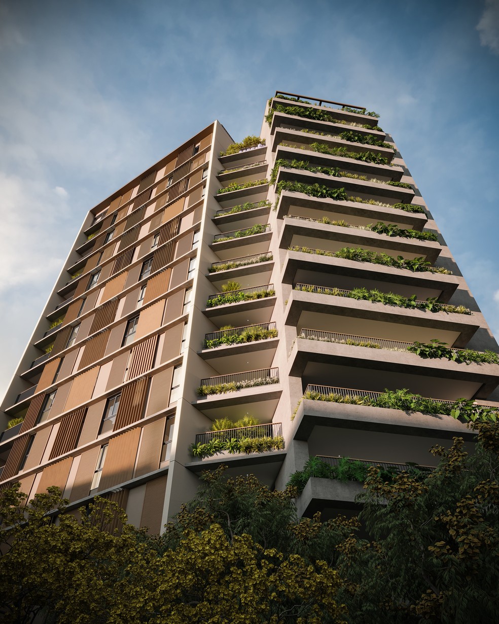 Edifício Arte Concreta, nos Jardins: um ‘puro-sangue’ de luxo da incorporadora em São Paulo — Foto: NORTIS INCOPORADORA/DIVULGAÇÃO