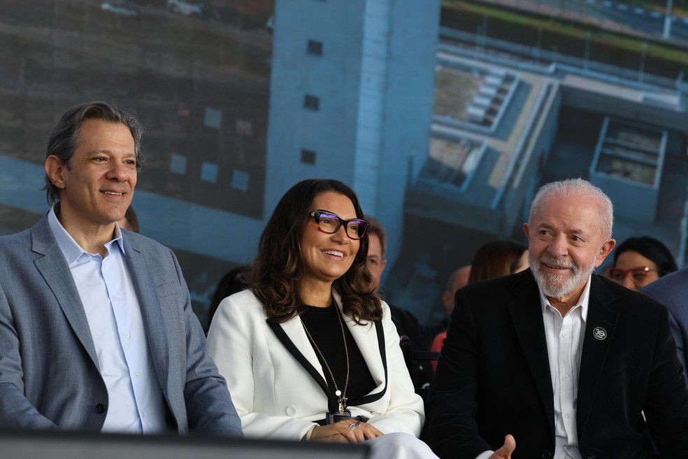 Lula participa da inauguração de obras da Unifesp, em Osasco — Foto: Rovena Rosa/Agencia Brasil