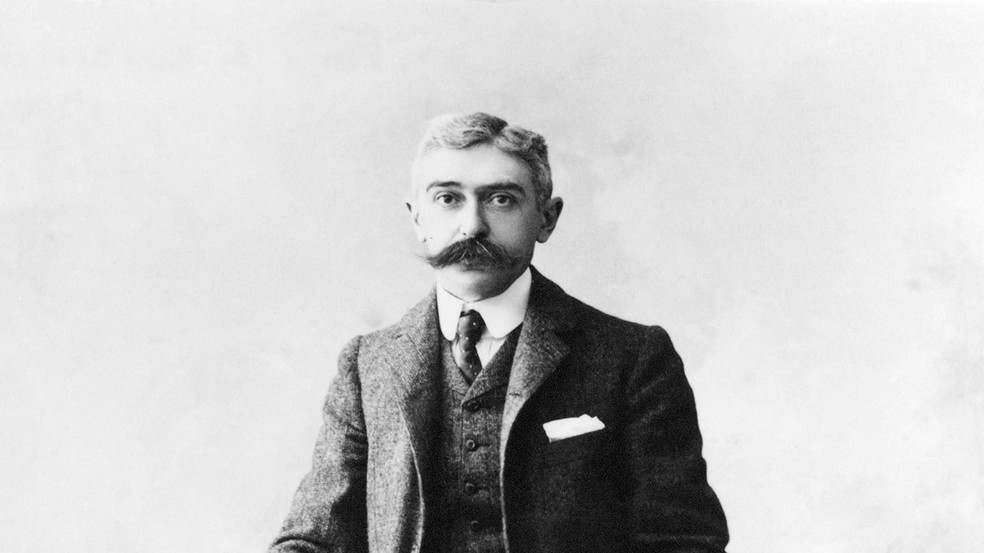 Pierre de Coubertin, fundador das Olimpíadas da Era Moderna — Foto: Divulgação/Comitê Olímpico Internacional/COI