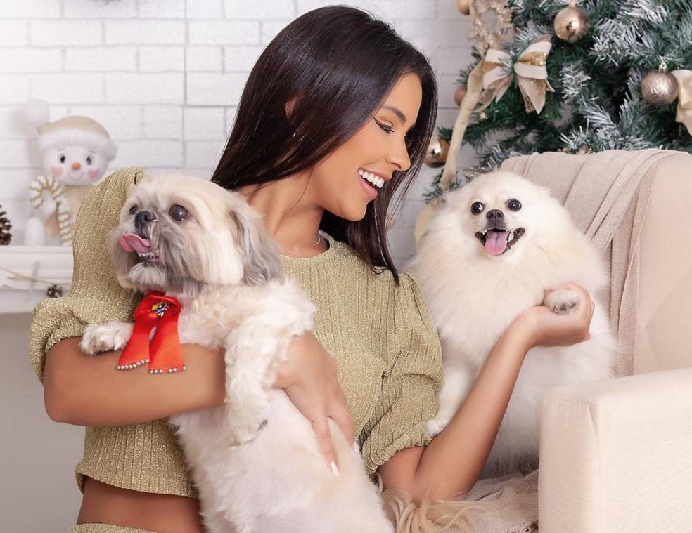 Ivy Moraes é tutora das cachorras Mel e Nina — Foto: Instagram/ @ivymoraes/ Reprodução