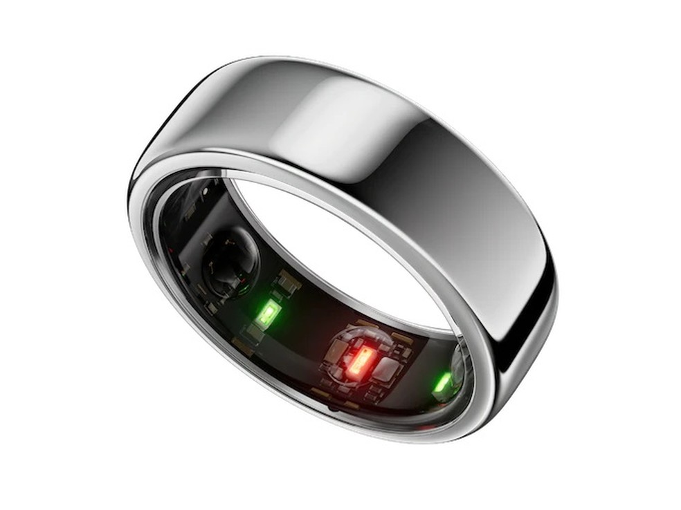 Anel inteligente Gen3 na cor Silver, OURA RING — Foto: Divulgação