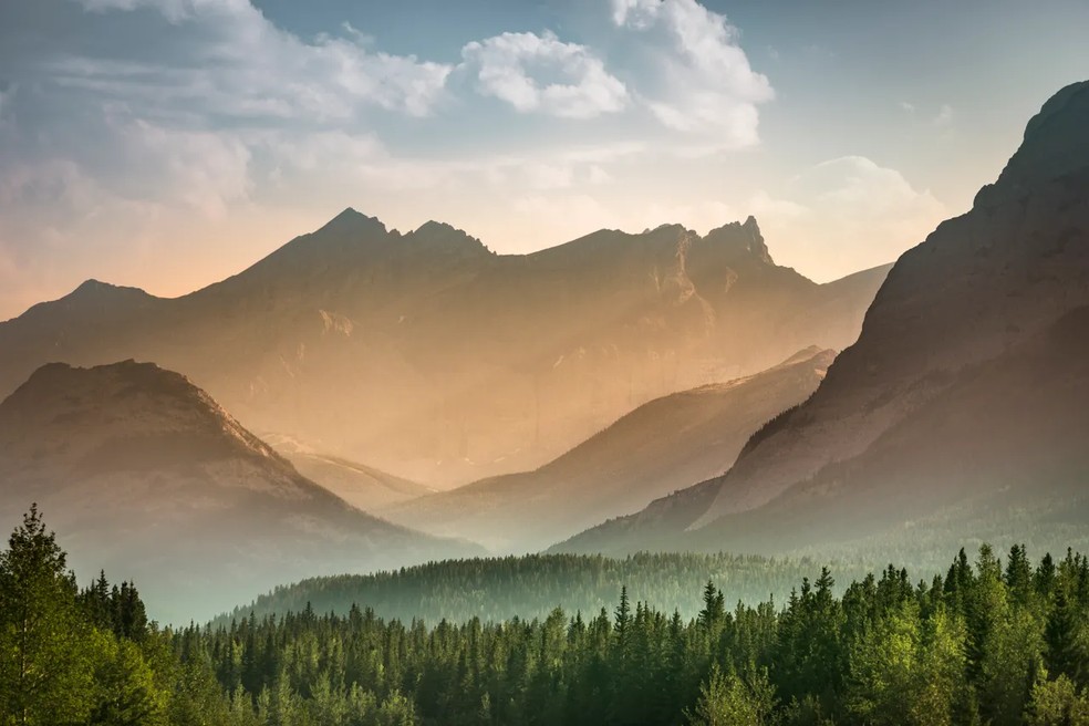 Entregue-se à natureza no Parque Nacional de Banff — Foto: Getty Images