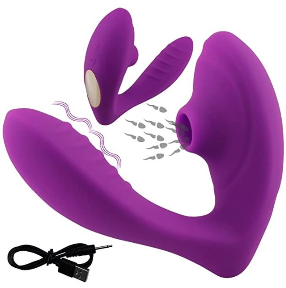 Vibrador de sucção com controle remoto (Foto: Reprodução/ Amazon) — Foto: Vogue