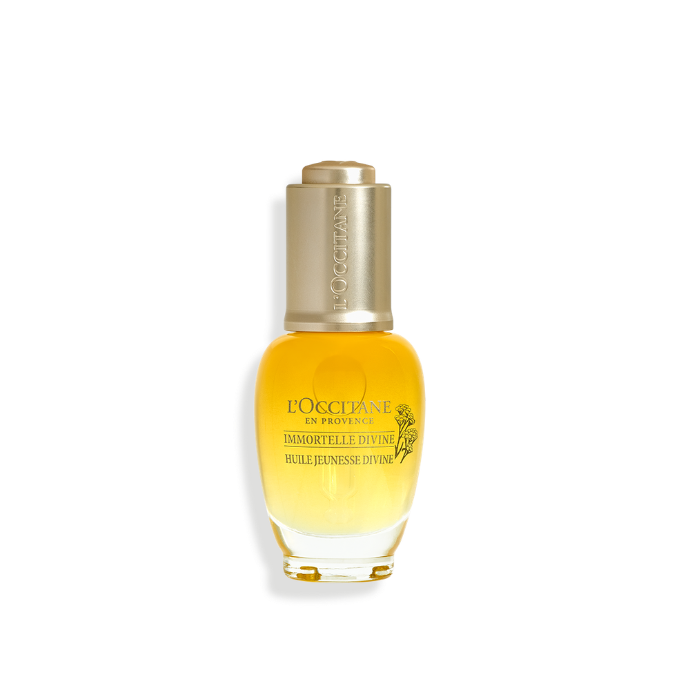 Óleo Antissinais Immortelle Divine, L'Occitane En Provance — Foto: Divulgação