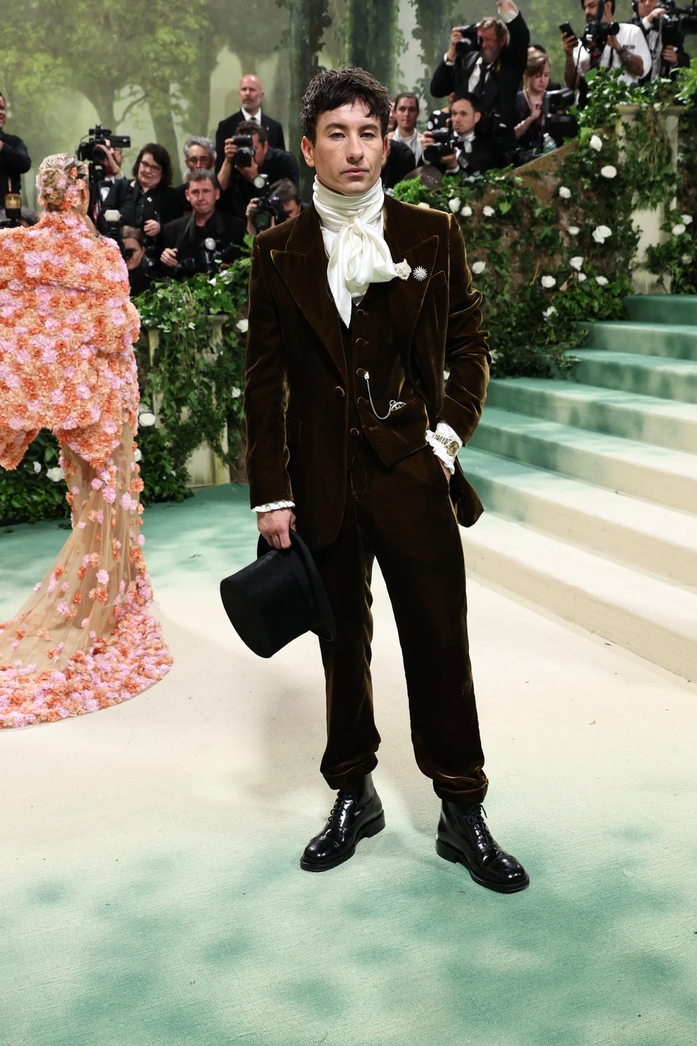 Barry Keoghan de Burberry — Foto: Getty Images