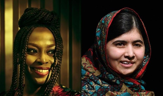 Chimamanda Ngozi Adichie e Malala Yousafzai