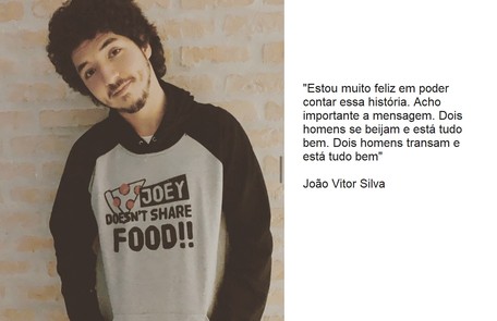 João Vitor Silva voltará a viver Bruno, que desta vez terá um romance com outro homem Reprodução