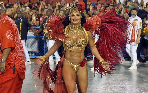 Viviane Araujo, rainha de bateria do Acadêmicos do Salgueiro