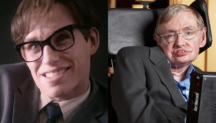 Eddie Redmayne e o físico Stephen Hawking (Foto: Divulgação/Flickr/Lwp Kommunikáció)