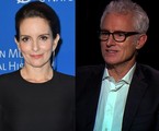 Tina Fey e John Slattery | AFP / Divulgação