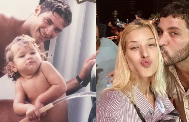 O ator é pai também da modelo Giulia Lins, de 22 anos, fruto de um relacionamento anterior (Foto: Reprodução/Instagram)