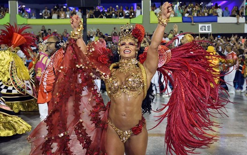 Viviane Araujo, rainha de bateria do Acadêmicos do Salgueiro