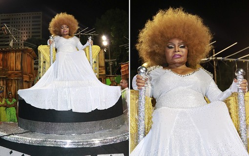 Elza Soares é homenageada no desfile da Mocidade no Rio