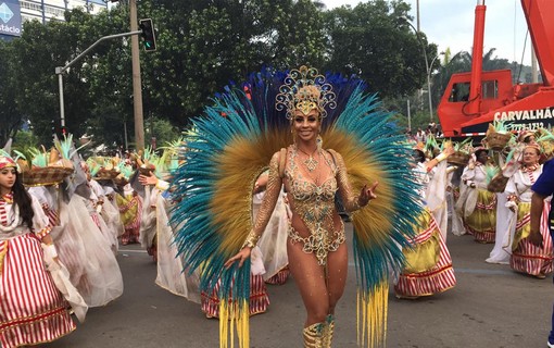 Larissa Neto, musa da Unidos da Tijuca