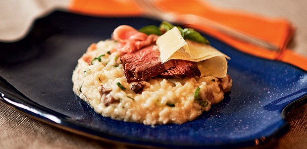 Risoto de churrasco (Foto: Ricardo Corrêa/Casa e Comida)