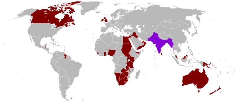 Extensão dos domínios britânicos nas primeiras décadas do século 20 (Foto: Wikimedia Commons)