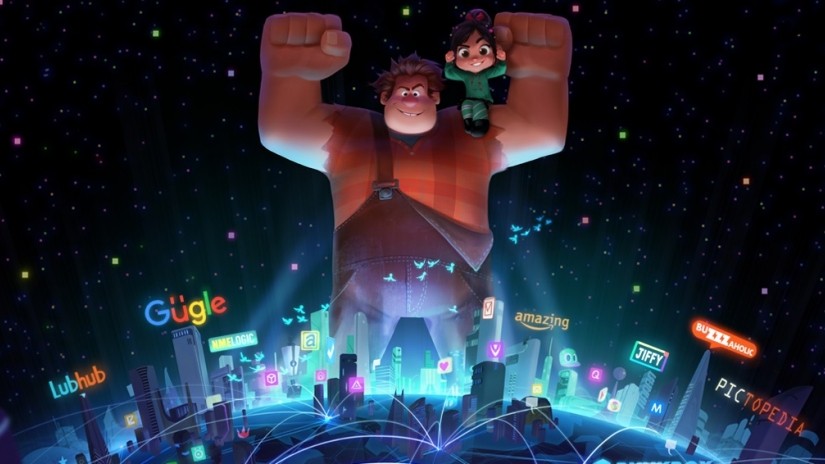 Ealph e Vanellope em 'Detona Ralph 2' (Foto: Divulgação Disney)