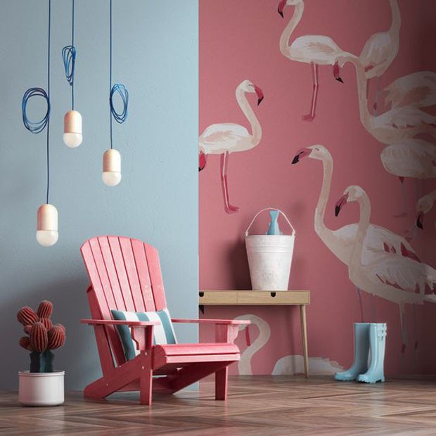 Flamingos na decoração: 37 ideias para aderir à tendência (Foto: Divulgação)