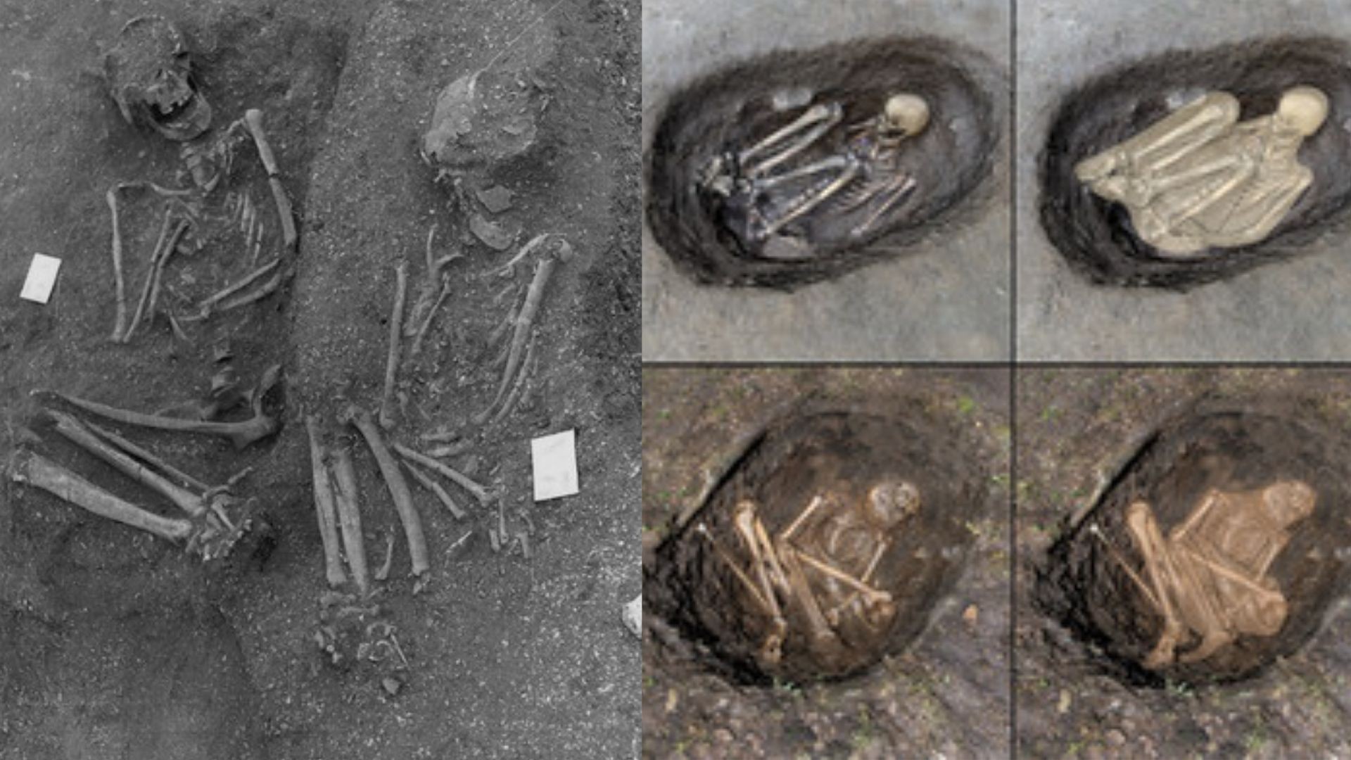 Esqueletos que dão pistas sobre como era a mumificação no Mesolítico (Foto: Rita Peyroteo-Stjerna et.al )