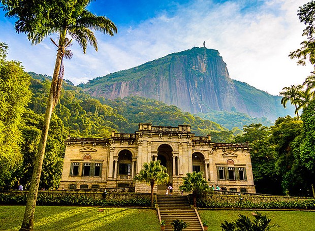 Parque Lage, onde fica o Café Plage, no Jardim Botânico (Foto: Fwellisch / Wikimmedia Commons)