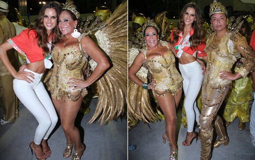 Izabel Goulart, Susana Vieira e David Brazil