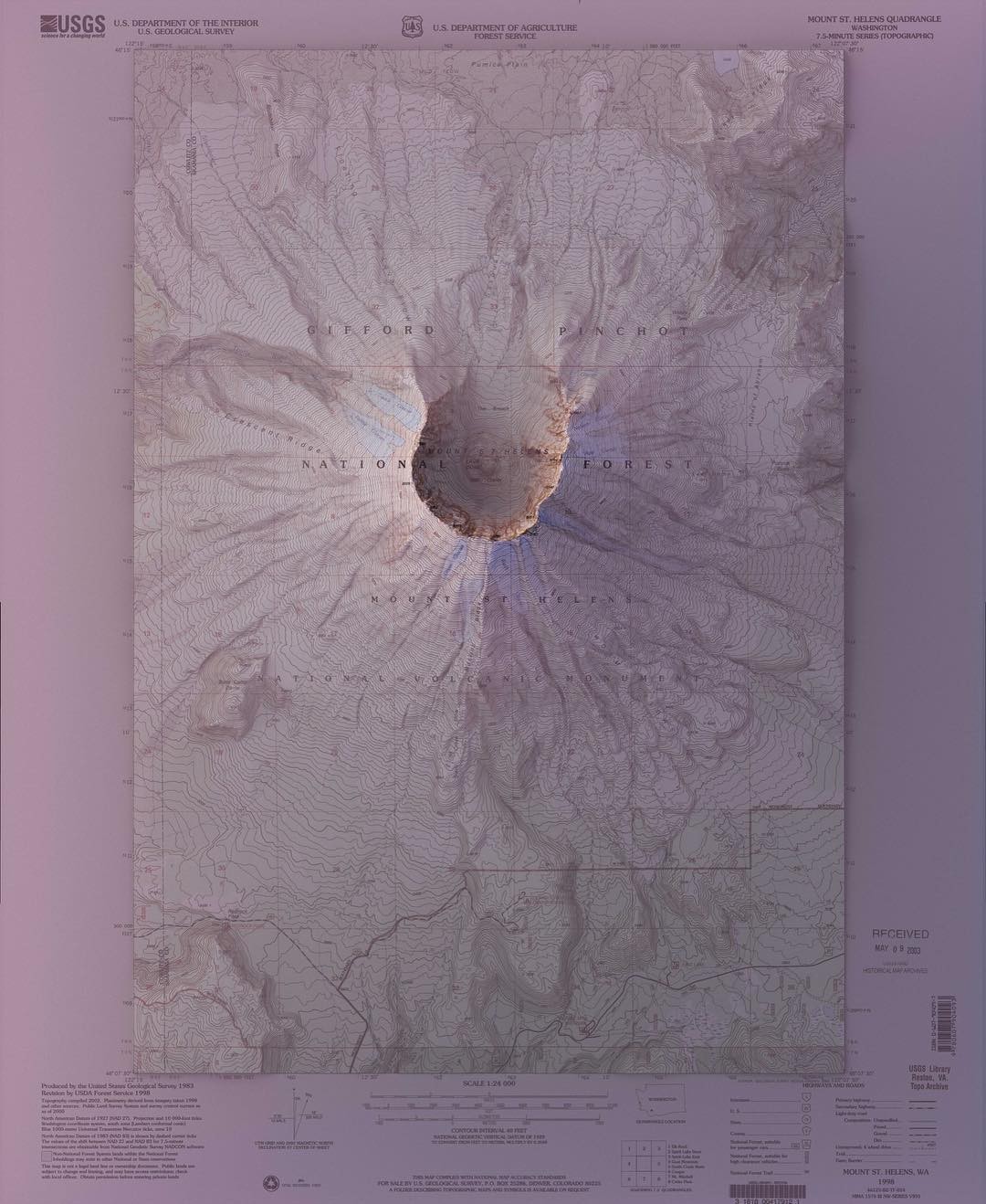 Mapa em 3D de Scott Reinhard (Foto: Reprodução/Instagram/@scottmreinhard)