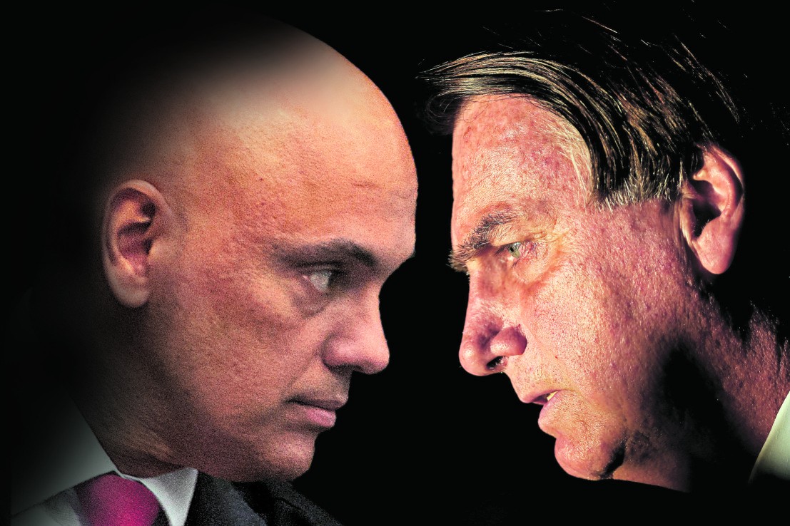 Alexandre de Moraes e Bolsonaro