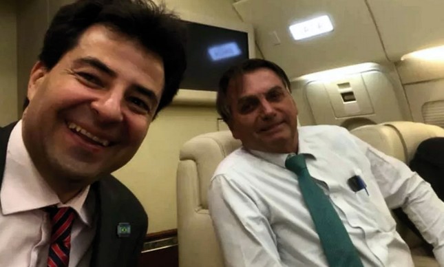 Adolfo Sachsida e Jair Bolsonaro