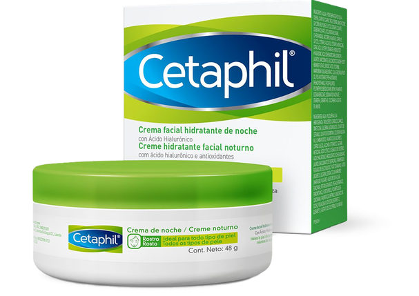 Cetaphil® Creme hidratante noturno com ácido hialurônico (48 g)  (Foto: Divulgação)