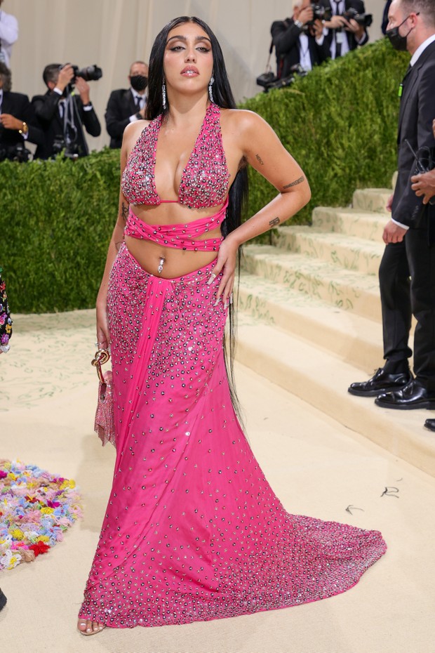 NEW YORK, NEW YORK - SEPTEMBER 13: Lourdes Leon attends The 2021 Met Gala Celebrating In America: A Lexicon Of Fashion at Metropolitan Museum of Art on September 13, 2021 in New York City. (Photo by Theo Wargo/Getty Images) (Foto: Getty Images)